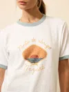 Faherty Sunwashed Slub Camp T-shirt In White