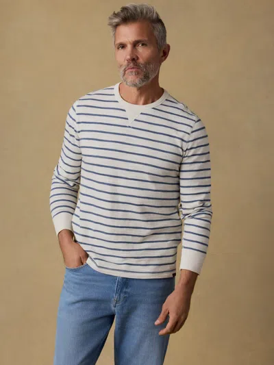 Faherty Sunwashed Slub Crew T-shirt In Multi