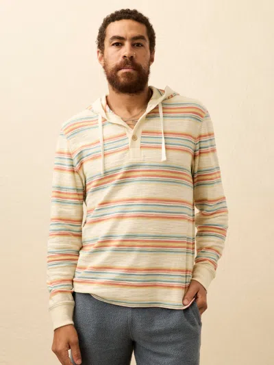 Faherty Sunwashed Slub Hoodie In Multi