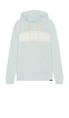 Faherty Sunwashed Slub Hoodie In Baby Blue