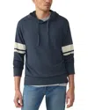 Faherty Sunwashed Slub Hoodie In Blue