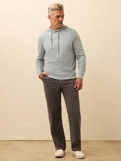 Faherty Sunwashed Slub Hoodie In Blue