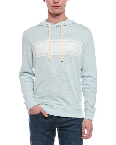 Faherty Sunwashed Slub Hoodie In Blue