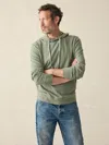 Faherty Sunwashed Slub Hoodie In Clover Creek