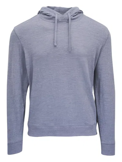 Faherty Sunwashed Slub Hoodie In Gray