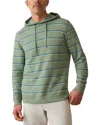 Faherty Sunwashed Slub Hoodie In Green