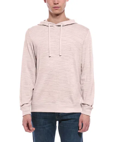 Faherty Sunwashed Slub Hoodie In Pink