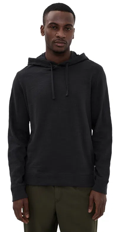 Faherty Sunwashed Slub Hoodie Ridge Black