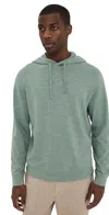 Faherty Sunwashed Slub Hoodie In Sage Creek