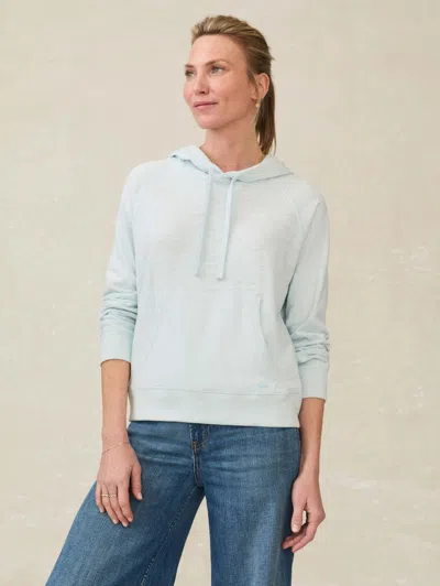 Faherty Sunwashed Slub Hoodie In Sky