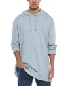 Faherty Sunwashed Slub Hoodie (tall) In Blue