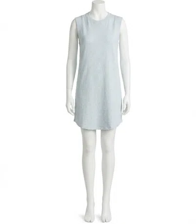 Faherty Sunwashed Slub Muscle Dress In Chalk Blue