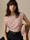 Faherty Sunwashed Slub Muscle Tank In Multi