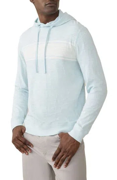 Faherty Sunwashed Slub Organic Cotton Hoodie In White