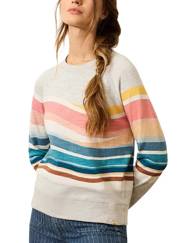 Faherty Sunwashed Slub Sweatshirt In Multi