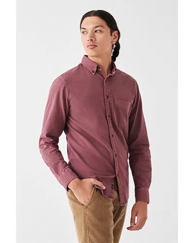 Faherty Sunwashed Stretch Oxford 2.0 Shirt In Red