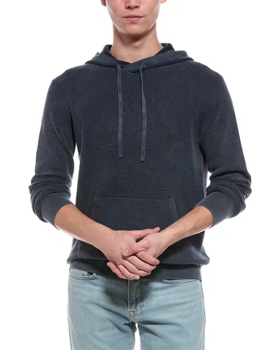 Faherty Sunwashed Sweater Hoodie In Blue