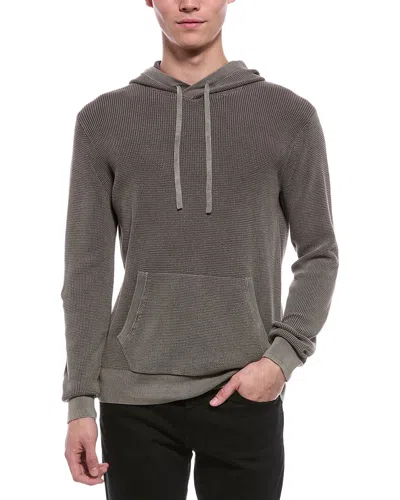 Faherty Sunwashed Sweater Hoodie In Gray