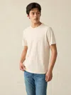 Faherty Sunwashed T-shirt In Arctic Frost Heather
