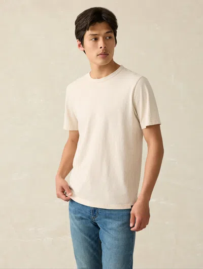 Faherty Sunwashed T-shirt In Arctic Frost Heather