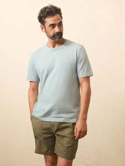Faherty Sunwashed T-shirt In Blue