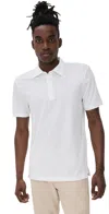 Faherty Sunwashed T-shirt Polo White In White