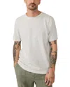 Faherty Sunwashed Tee In Cream Flint Stripe