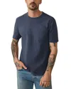 Faherty Sunwashed Pocket T-shirt In Dune Navy