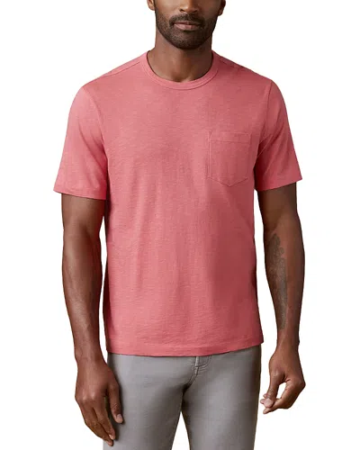 Faherty Sunwashed Tee In Red