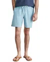 Faherty Sunwashed Swim Trunks In Blue