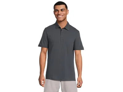 Faherty Sunwashed Tshirt Polo In Gray