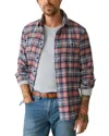 Faherty Super Brushed Flannel Shirt In Multi