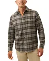 Faherty Super Brushed Flannel Shirt In Multi