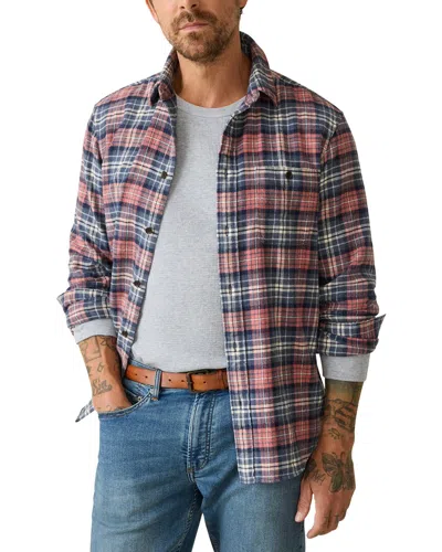 Faherty Super Brushed Flannel Shirt In Multi