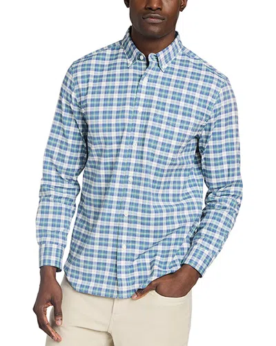 Faherty Supima Oxford Shirt In Blue