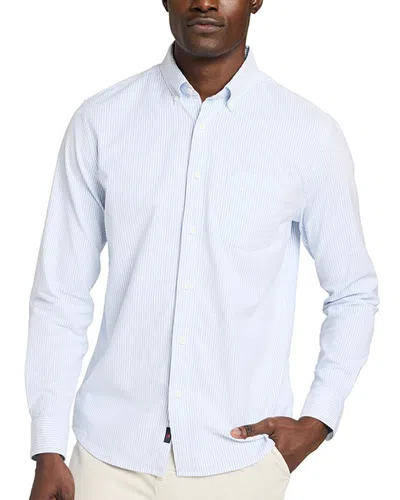 Faherty Supima Oxford Shirt In Blue