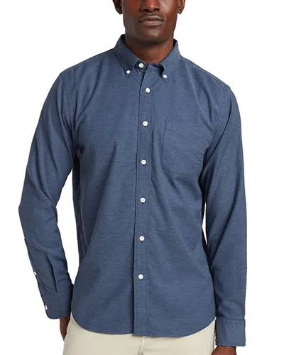 Faherty Supima Oxford Shirt In Blue