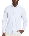 Faherty Supima Oxford Shirt In Blue