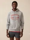 Faherty Surf Ghana High Standard Fleece Hoodie In Gray