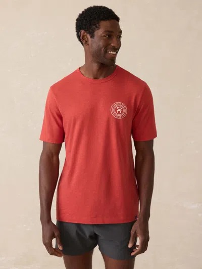 Faherty Surf Ghana Short Sleeve Logo Graphic T-shirt