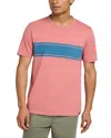 Faherty Surf Stripe Sunwashed T-shirt In Multi