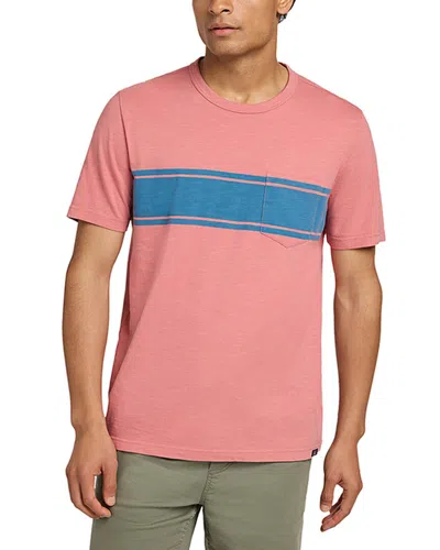 Faherty Surf Stripe Sunwashed T-shirt In Multi