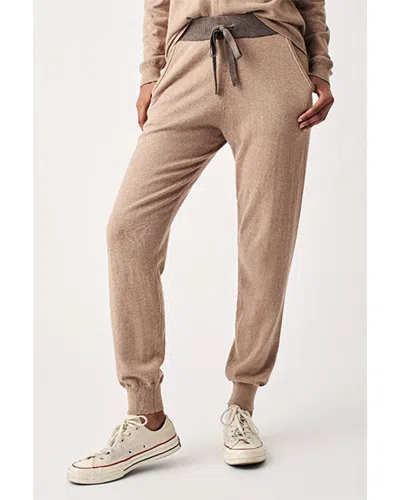 Faherty Surf Sweater Cashmere-blend Jogger Pant In Brown