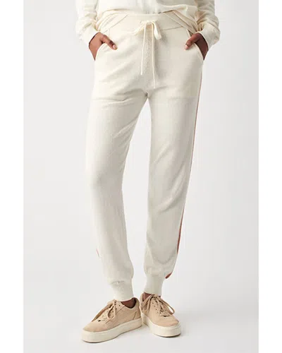 Faherty Surf Sweater Cashmere-blend Jogger Pant In White