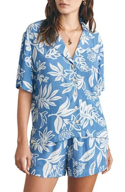 Faherty Surfrider Lenzing™ Ecovero™ Cabana Camp Shirt
