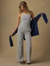 Faherty Surfside Pants Salt Air Stripe In White