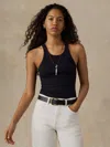Faherty Surfside Rib Tank In Black