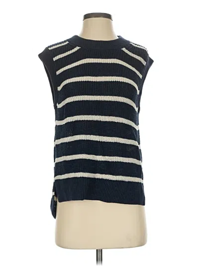 Pre-owned Faherty Sweater Vest In Blue