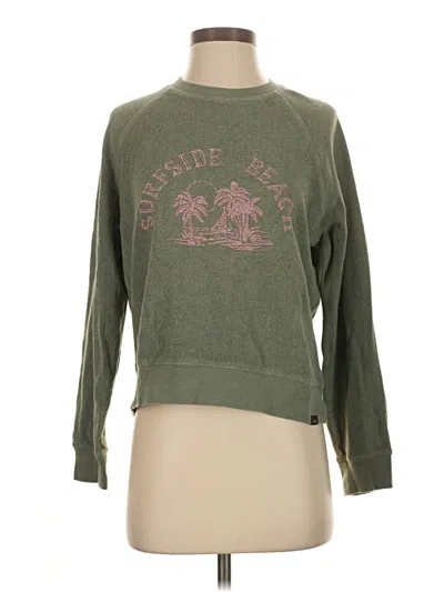 Pre-owned Faherty Sweatshirt In Green