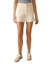 Faherty Stretch Terry Patch Pocket Short In White